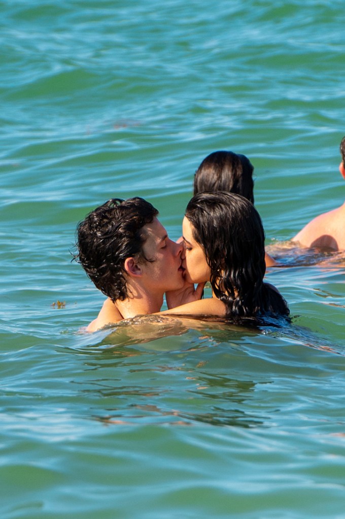 Shawn Mendes & Camila Cabello seen kissing in the ocean in Miami Beach