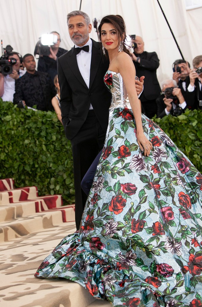 George and Amal Clooney at the 2019 Met Gala