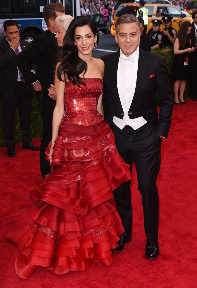 George and Amal looking gorgeous