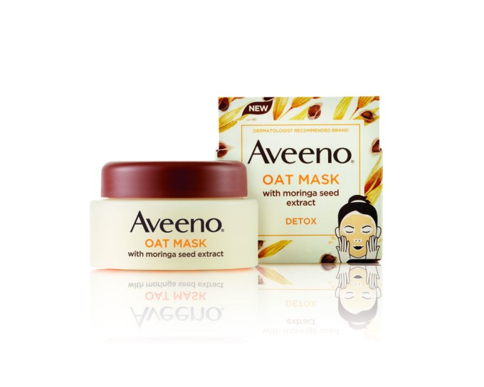 AVEENO Oat Face Mask with Moringa Seed Extract, $6.80, Amazon