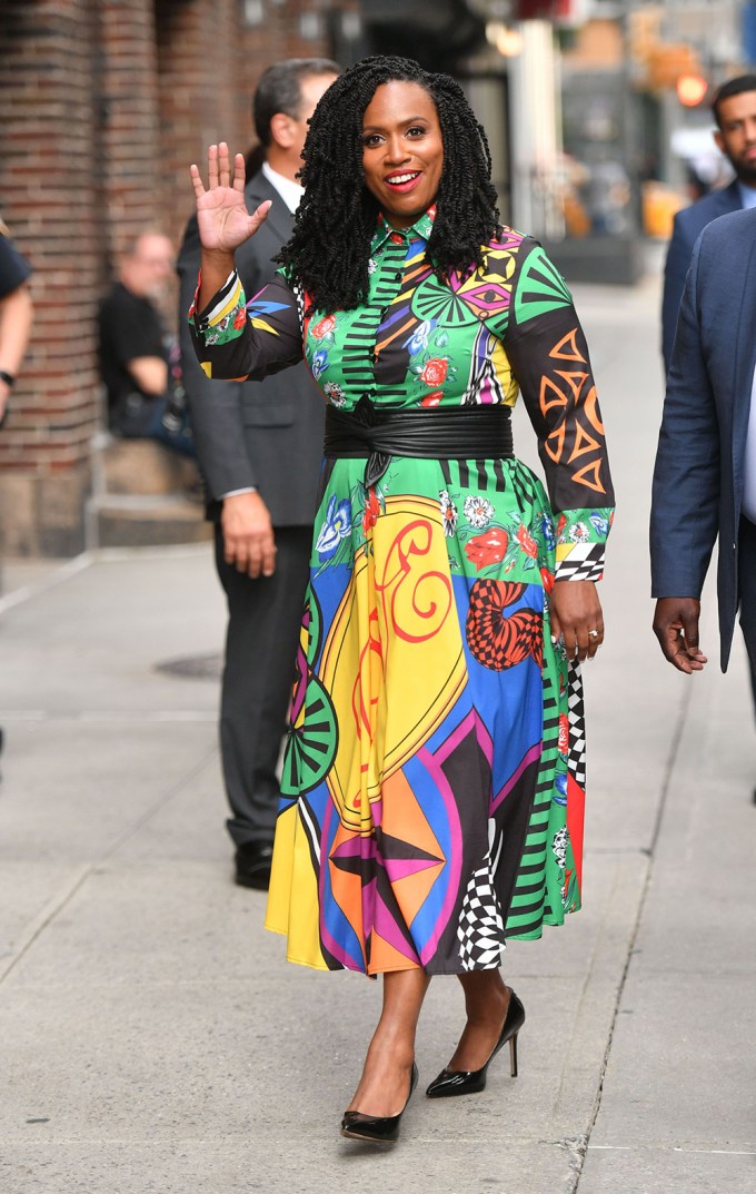 Ayanna Pressley At ‘The Late Show’