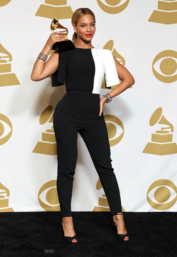 Beyonce at the 2013 Grammy Awards Press Room