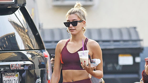 Hailey Baldwin Shows Off Toned Abs In Beyonce's New Ivy Park Merch