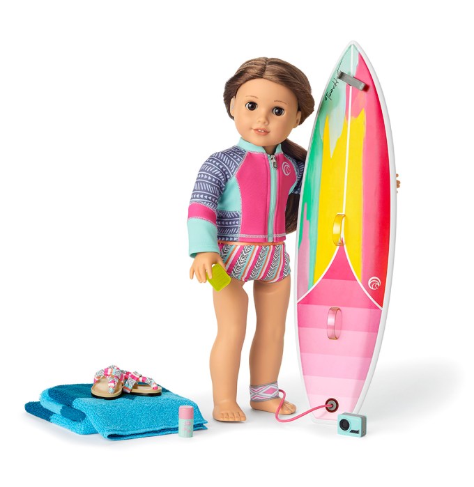 Olympian/Surfer Caroline Marks + American Girl’s 2020 Girl of the Year doll