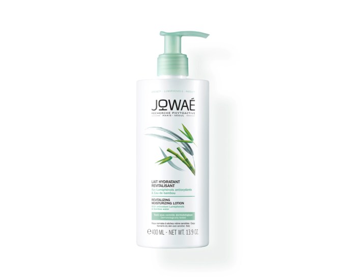 JOWAE Revitalizing Moisturizing Lotion, $24, us.jowae.com