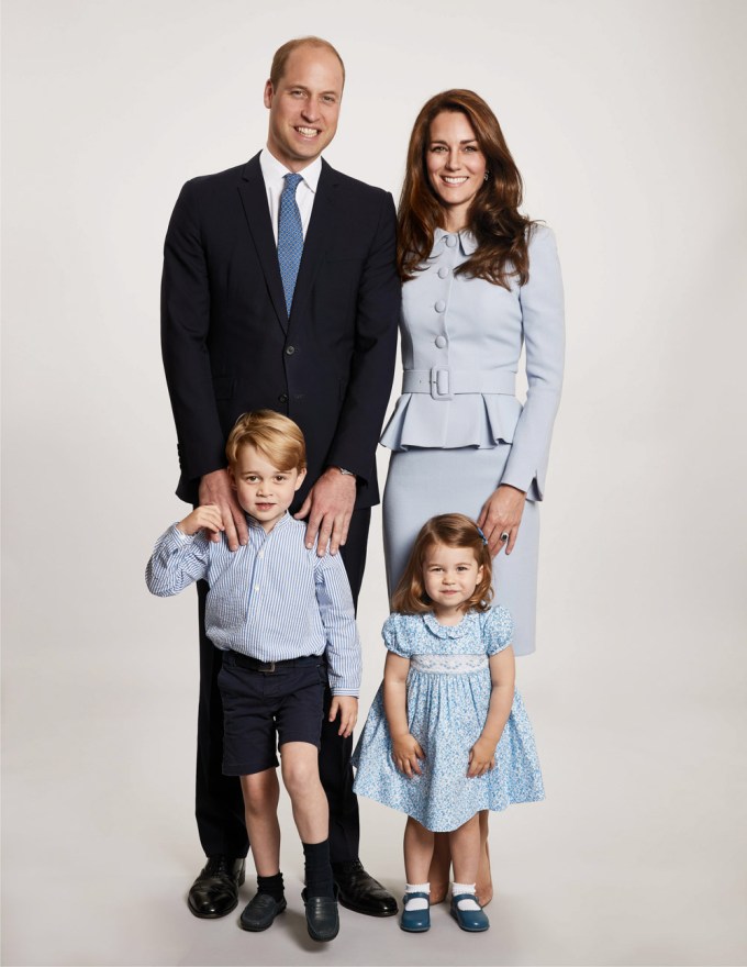 Prince William and Catherine Duchess of Cambridge’s 2017 Christmas Card