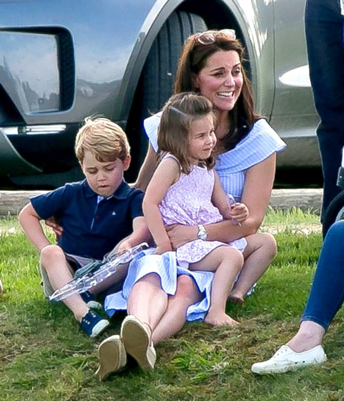 Catherine Duchess of Cuddles Princess Charlotte & Prince George
