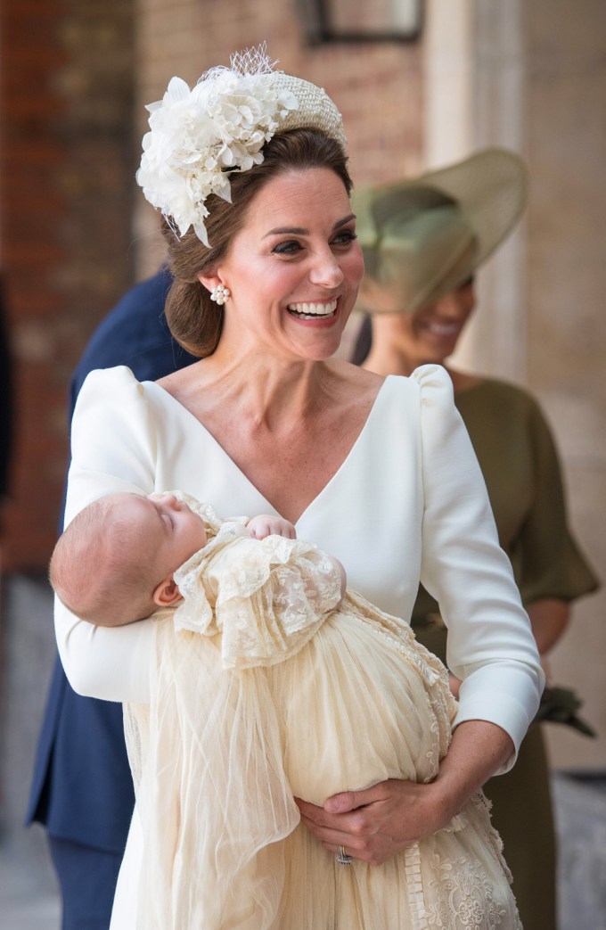 Catherine Duchess of Cambridge at Prince Louis’ Christening