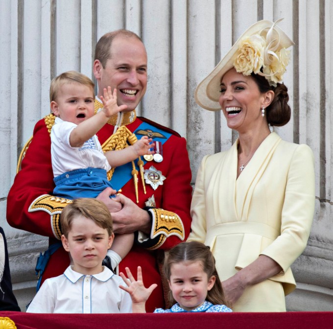 Prince William and Catherine Duchess of Cambridge With All 3 Kids