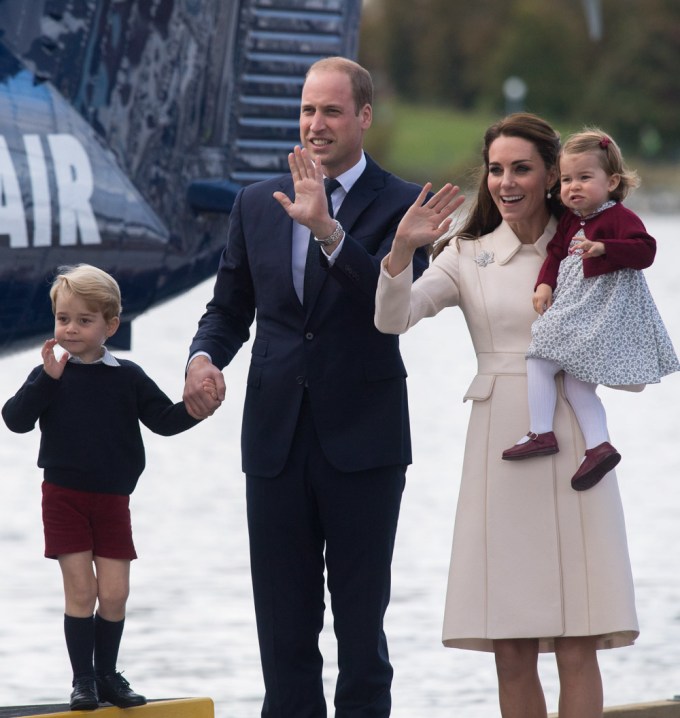 The Cambridges on On Visit To Canada