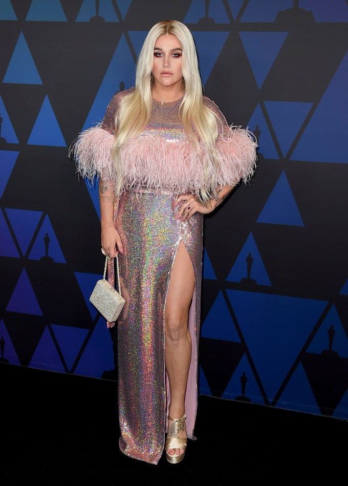 Kesha at the 2018 Governors Awards