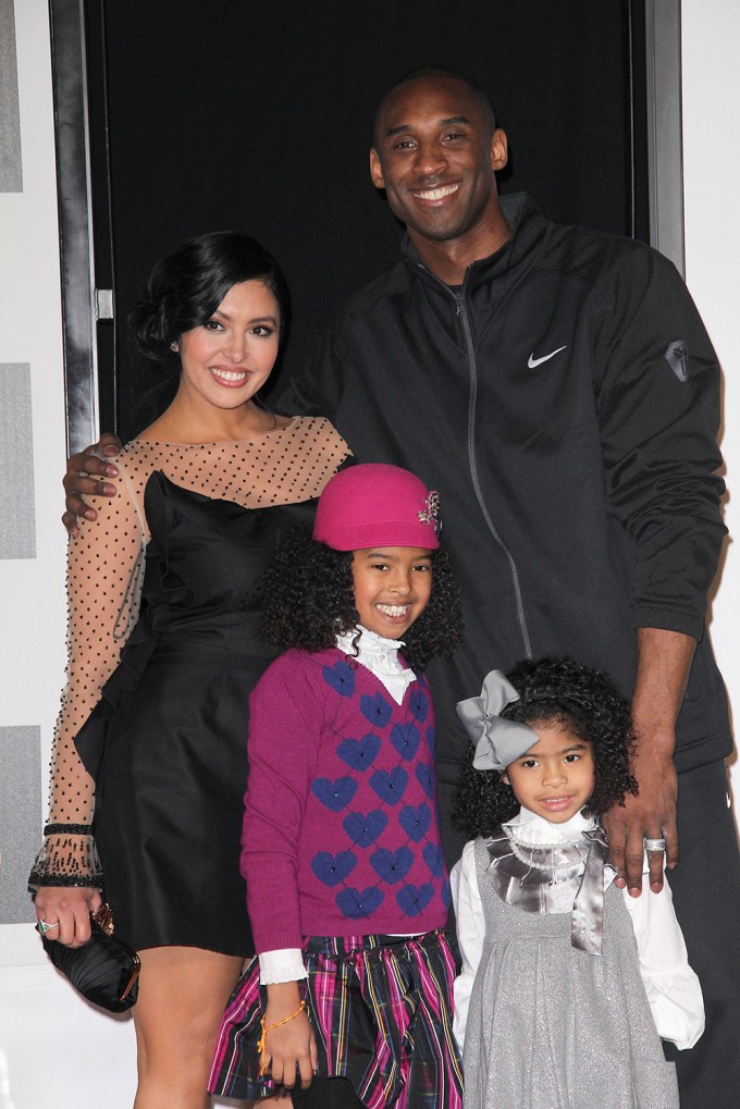 Kobe Bryant & Family Smiles