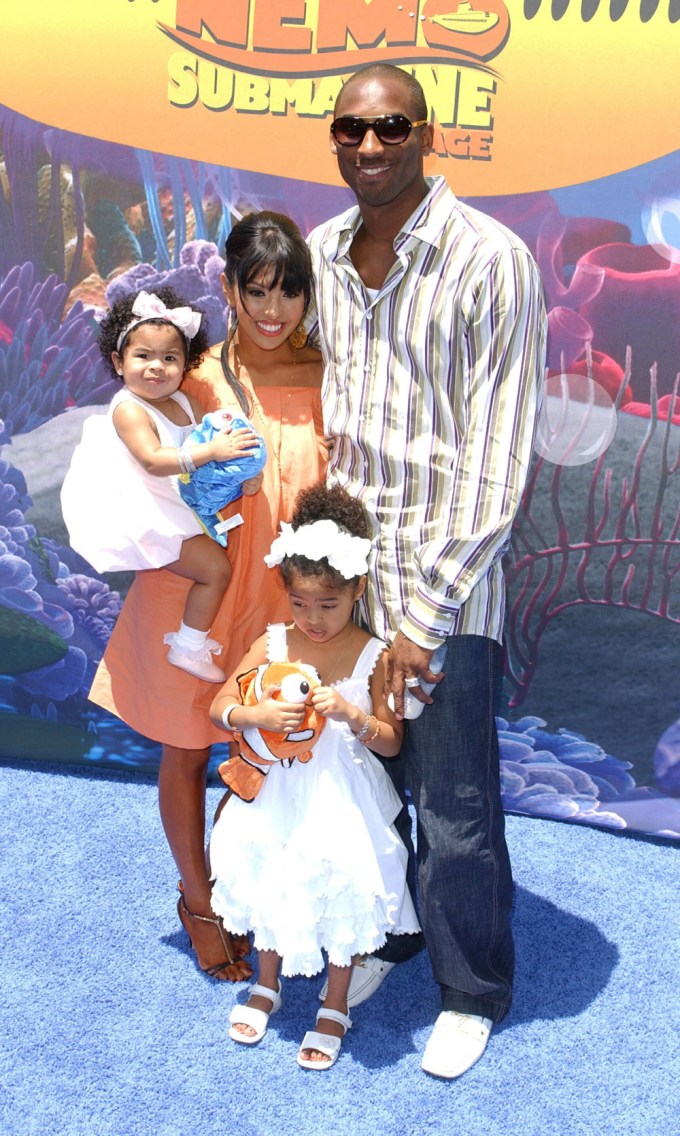 Kobe Bryant & Family At Disneyland