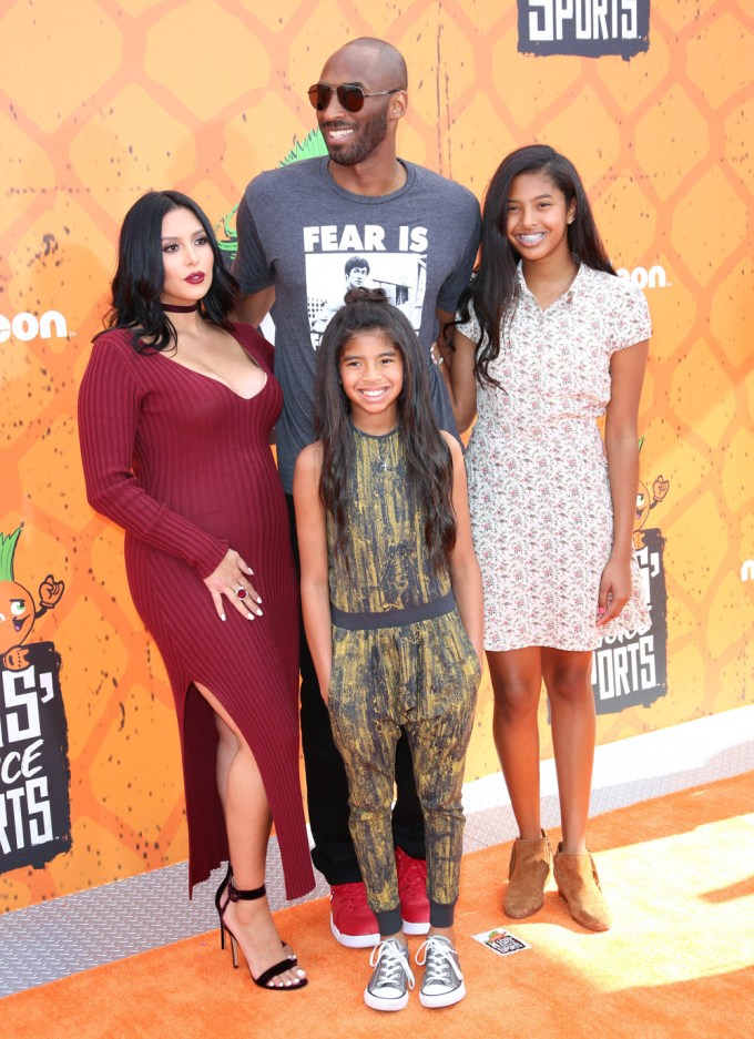 The Bryant Family At The Nickelodean Kids’ Choice Sports Awards