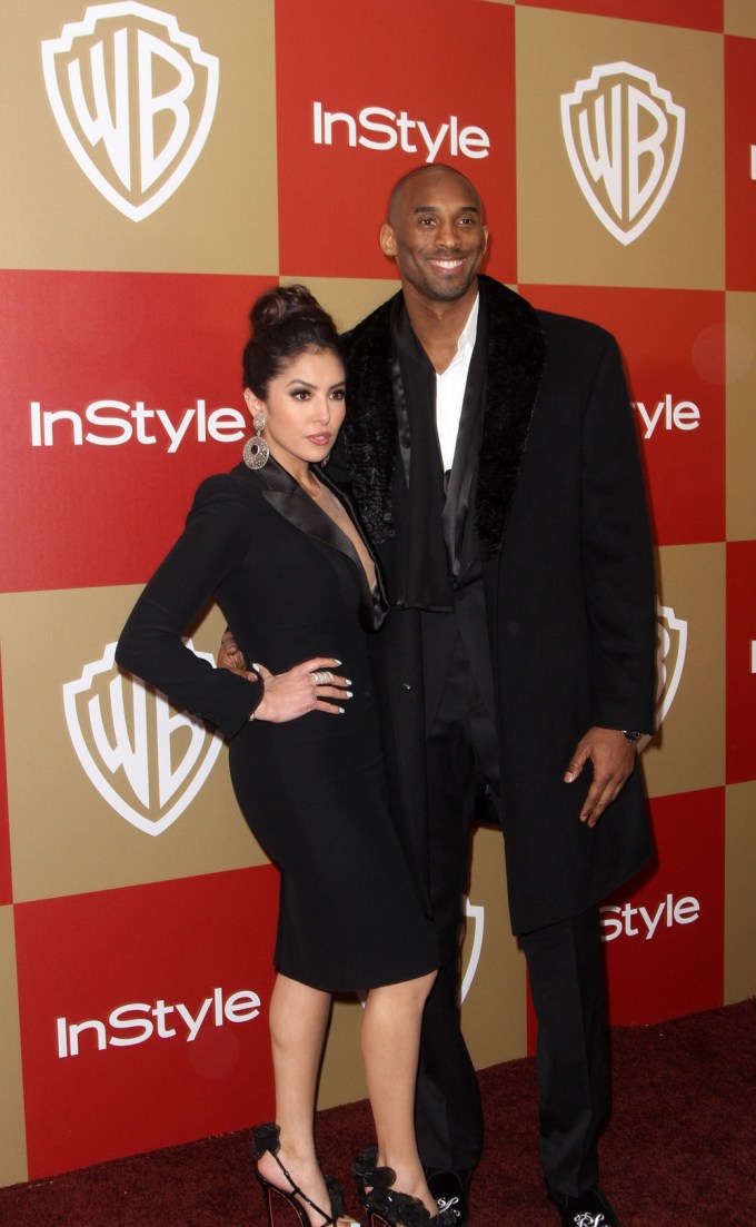 Vanessa Bryant and Kobe Bryant posing together