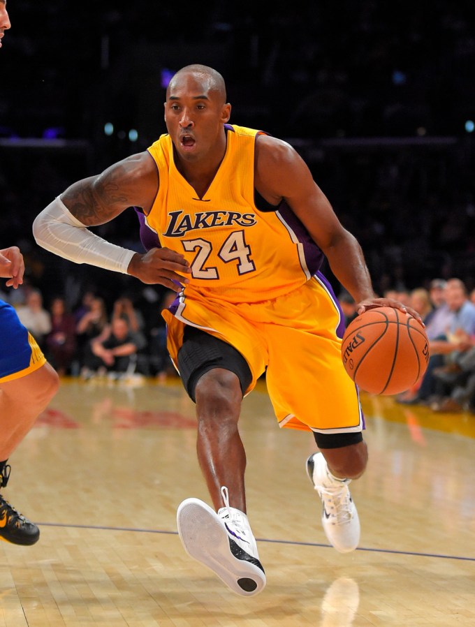 Kobe Bryant in action on the basketball court