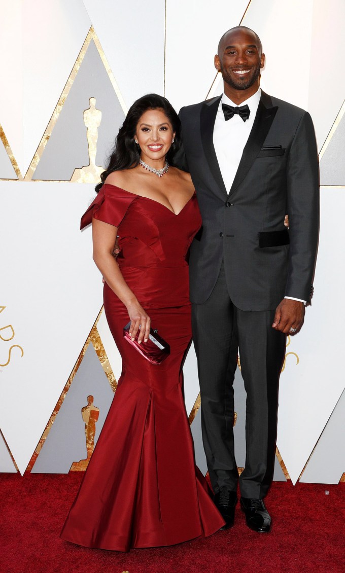 Kobe Bryant and Vanessa Laine Bryant at the Academy Awards