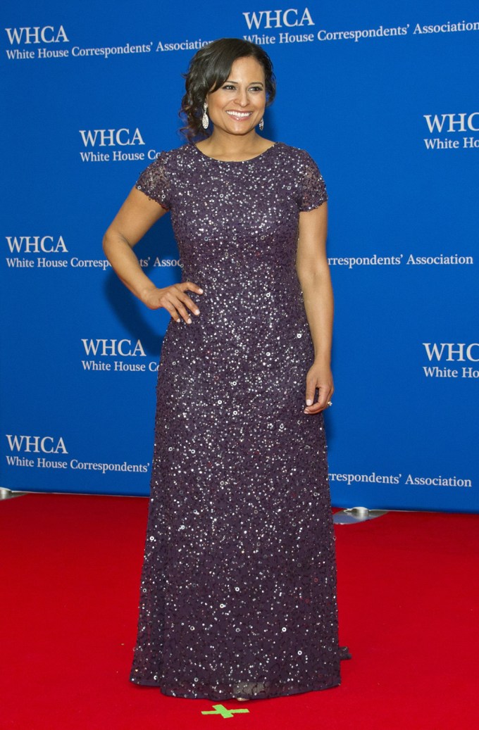 Kristen Welker at the White House Correspondents’ Dinner in 2017