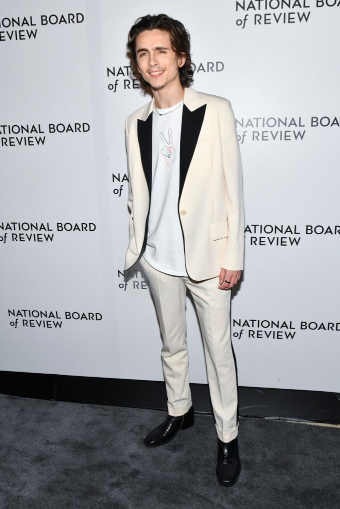 Timotheé Chalamet At National Board of Review Annual Awards Gala