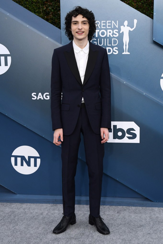 Finn Wolfhard Keeps It Classic At The Sag Awards