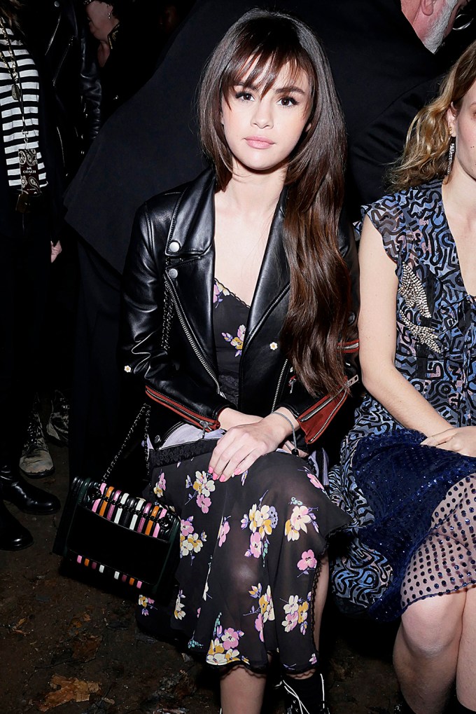 Selena Gomez at NYFW in 2018