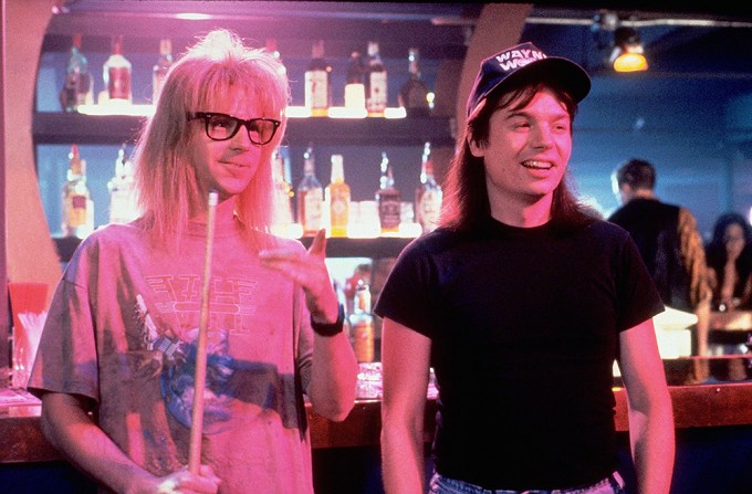 Wayne and Garth are ready to party on