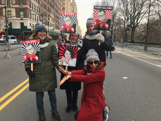 Signs Of Empowerment at Women’s March 2020