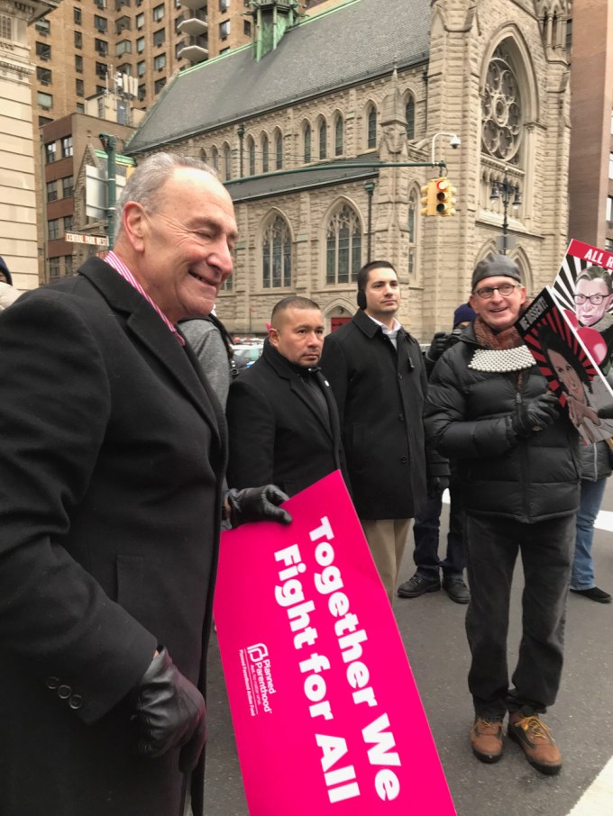 Chuck Schumer At The Women’s March 2020