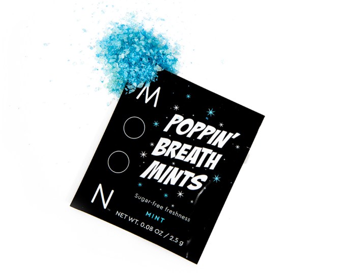 MOON Poppin Breath Mints, $1.99, moonoralcare.com