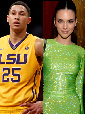 Kendall Jenner Sports Bizarre Psychedelic Outfit Amind Ben Simmons