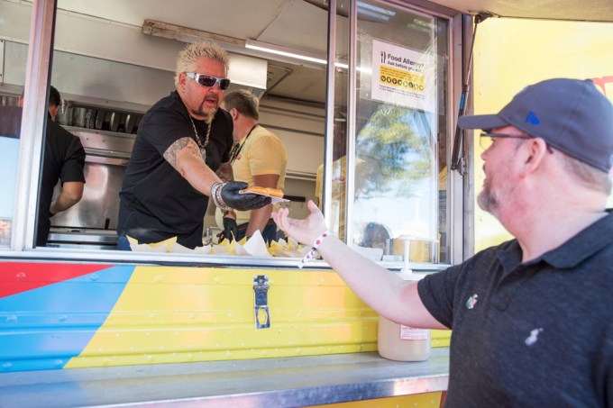 Guy Fieri at the Players Tailgate Event