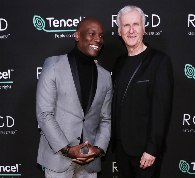 Host James Cameron and Tyrese Gibson