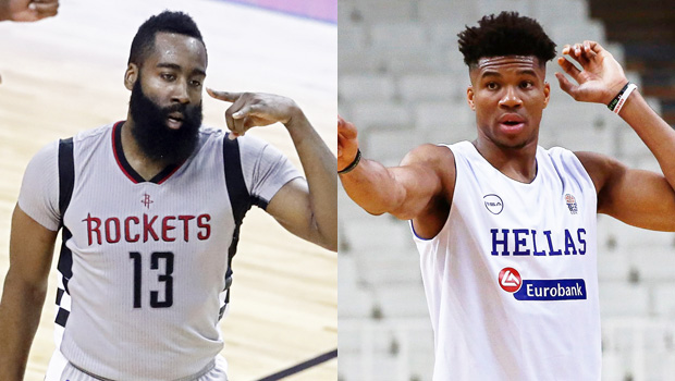 James Harden On Giannis Antetokounmpo 'Joke' About Passing: Watch –  Hollywood Life