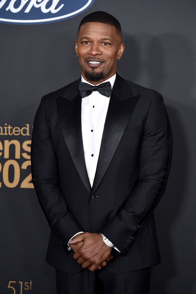 Jamie Foxx Arrives At The NAACP Image Awards