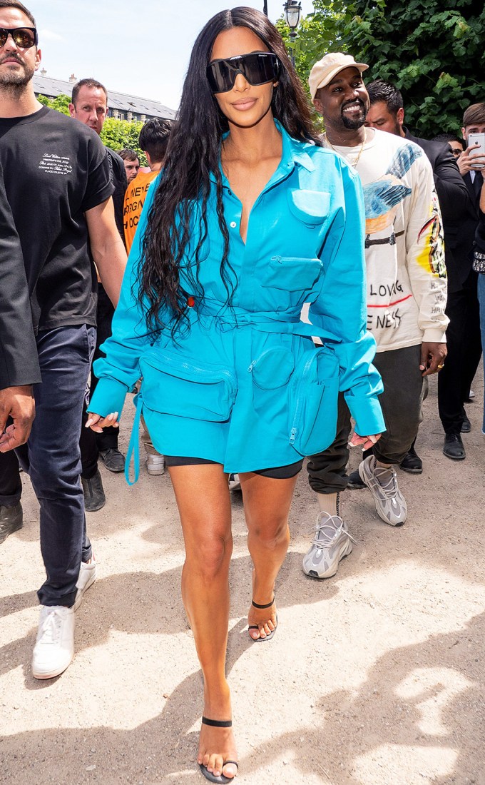Kim Kardashian At Men’s Louis Vuitton sShow