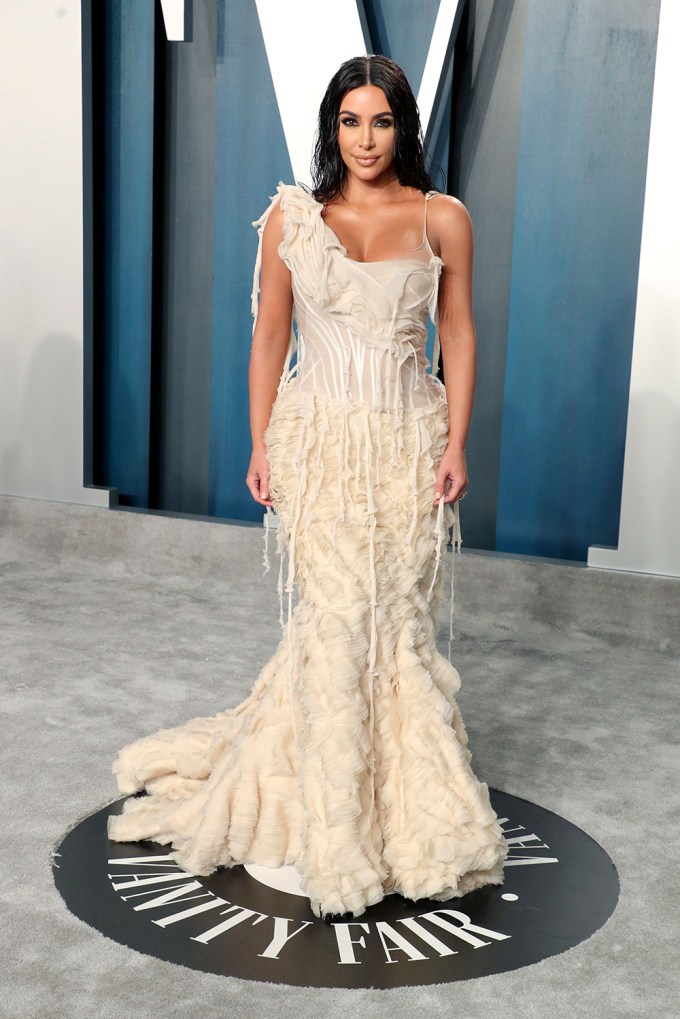 Kim Kardashian West at Vanity Fair Oscar Party
