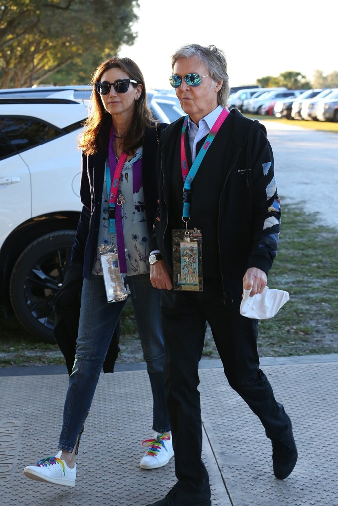 Paul McCartney & His Wife Go To The Super Bowl
