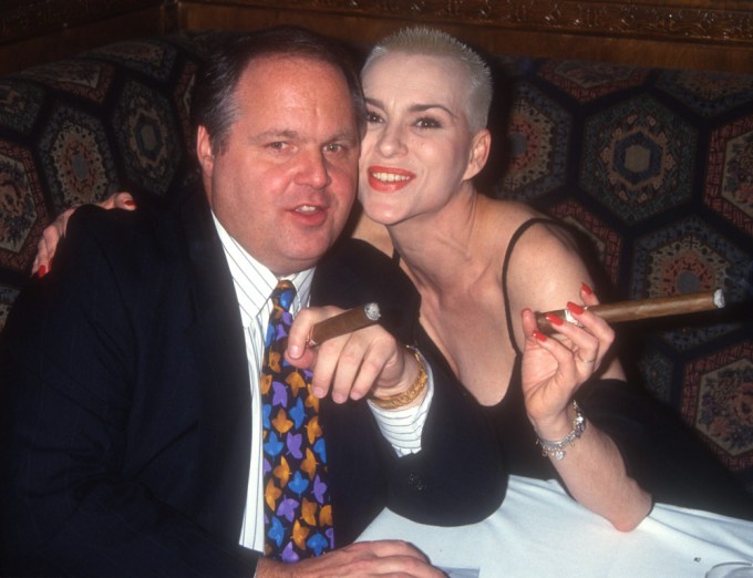 Rush Limbaugh hangs with Susan Powter in 1994