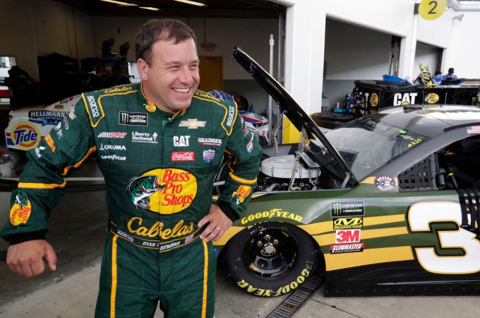 Ryan Newman Smiles Before A Racing Practice