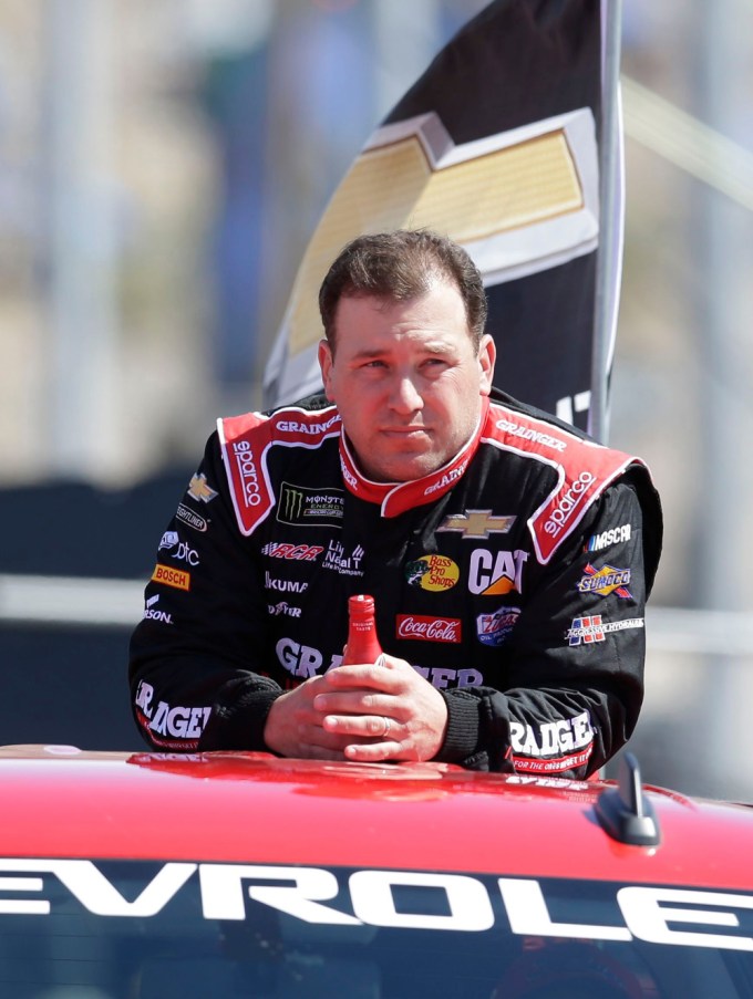 Ryan Newman Takes A Moment At A Cup Series Race