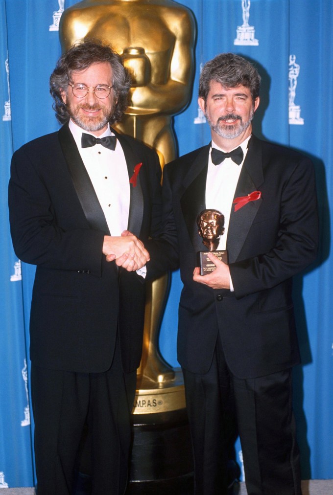 Steven Spielberg with George Lucas