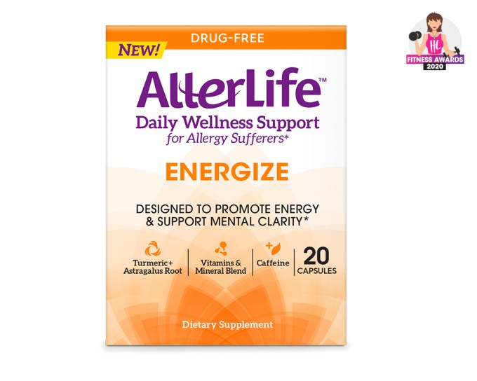 BEST DIETARY SUPPLEMENT — Allerlife Daily Wellness Support Energize, $9.99, drugstores