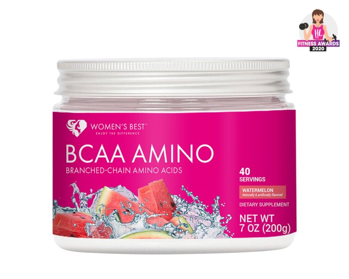 BEST SUPPLEMENT — Women’s Best BCAA Vegan Amino, $29.99, The Vitamin Shoppe