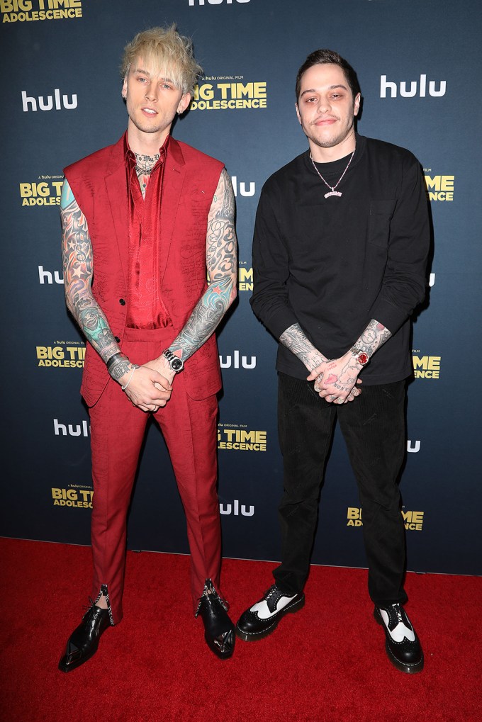 MGK & Pete Davidson At The Premiere Of ‘Big Time Adolescence’