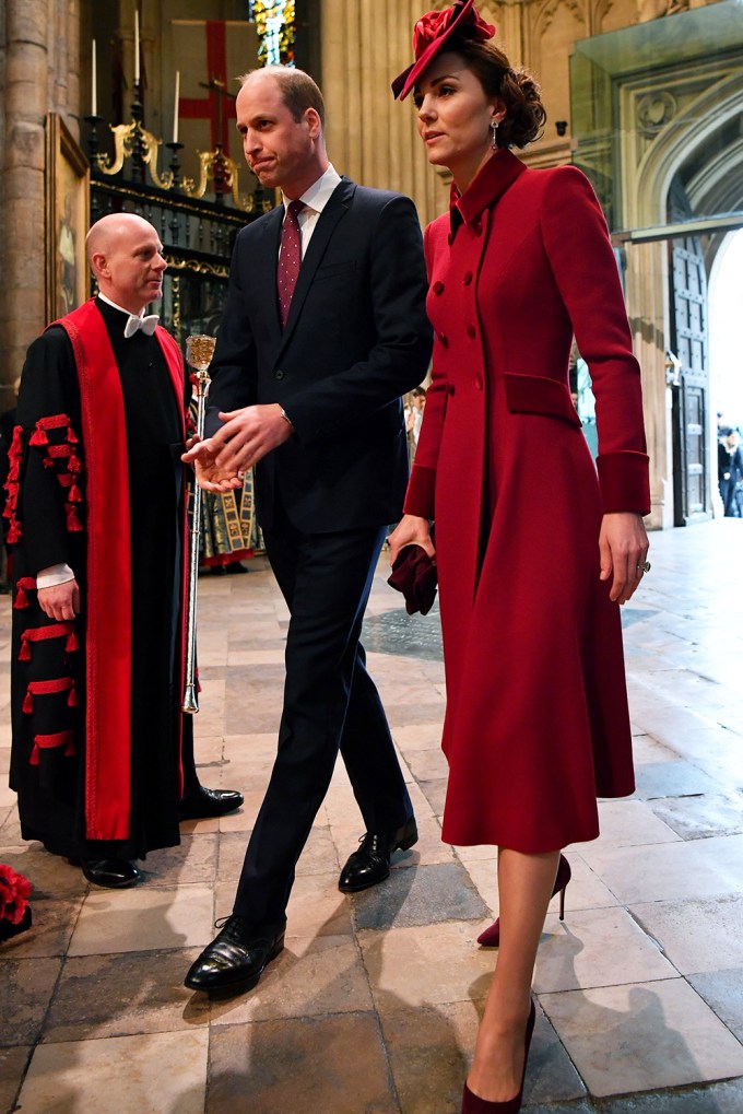 Kate Middleton & Prince William inside Westminster Abbey