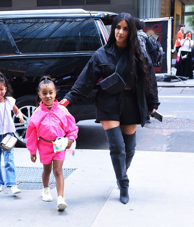 Kim Kardashian & Her Kids