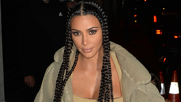 Kim Kardashian's Long Braids Hairstyle At Paris Fashion Week – Pics –  Hollywood Life