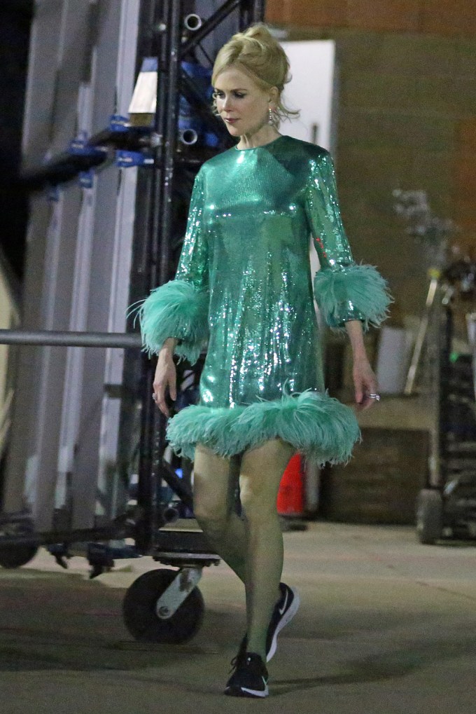Nicole Kidman filming ‘The Prom’ in Los Angeles