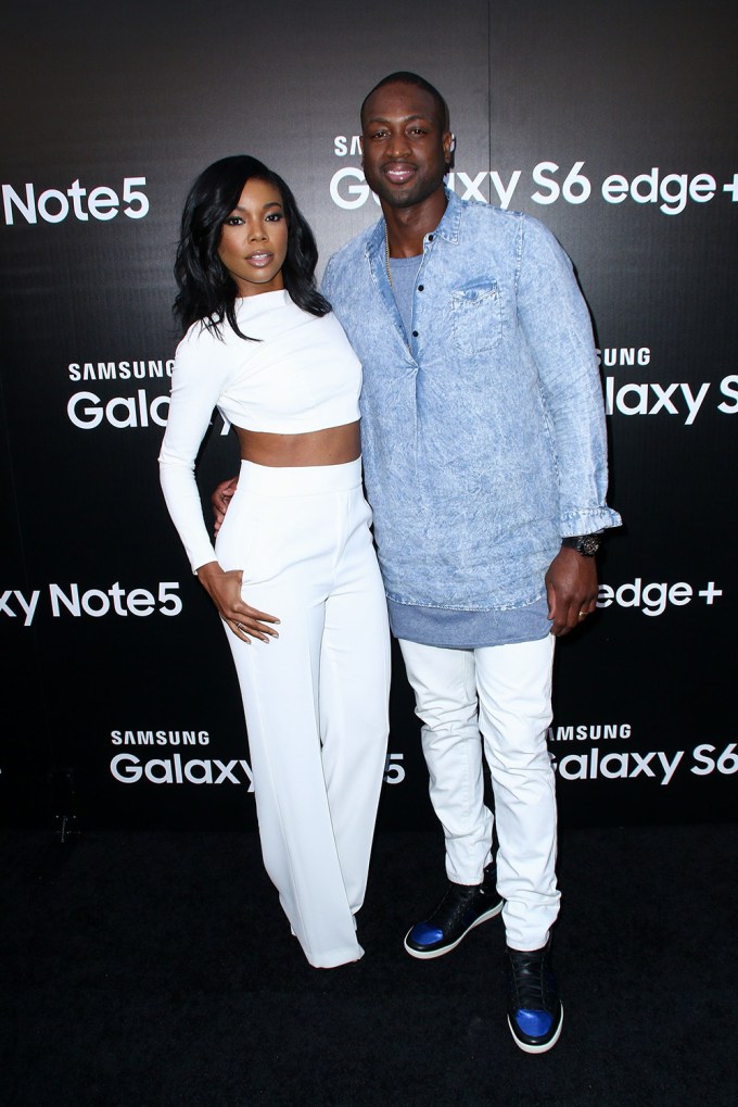 Gabrielle Union & Dwyane Wade Celebrate Launch Of Samsung Galaxy S6 edge+