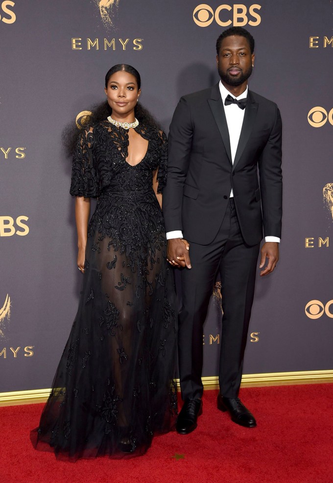 Gabrielle Union & Dwyane Wade Show Off PDA At The 2017 Emmys